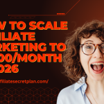 How to Scale Affiliate Marketing to $1,000/Month in 2026